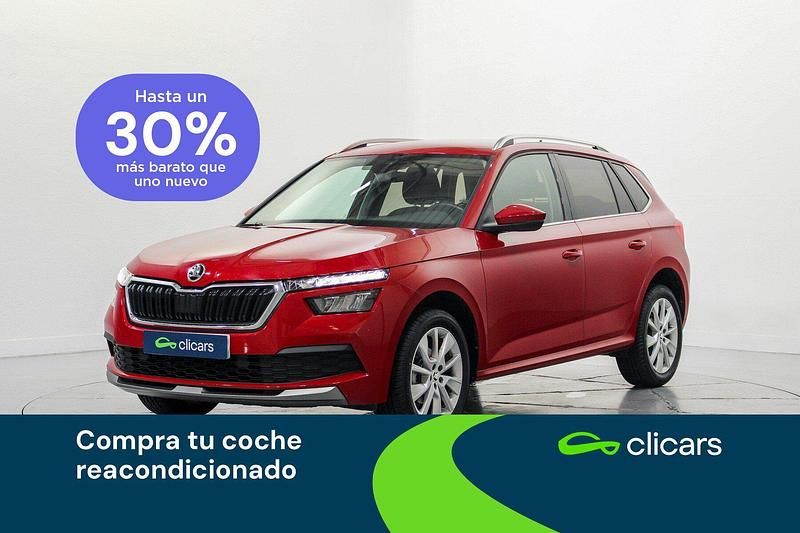Rojo Usado 2021 Skoda Kamiq Ambition SUV | 16.490 € (Precio justo) - Imagen 1/4