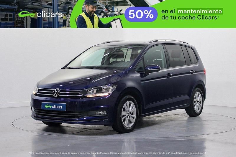 Usado VW Touran Advance 115 CV (84 kW) 2020 Azul Monovolumen