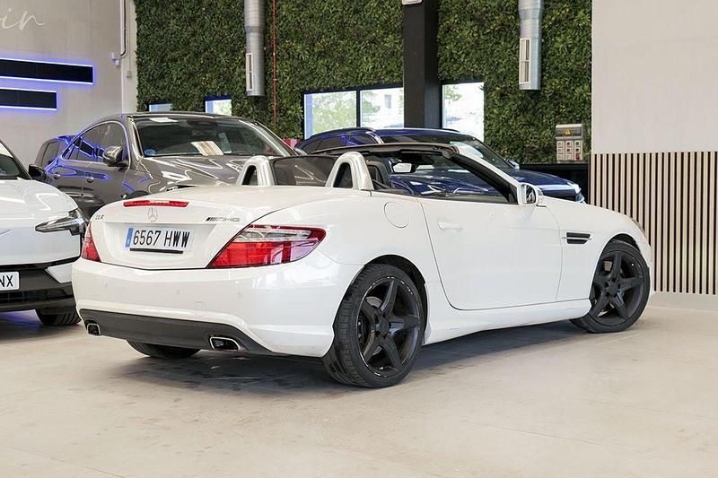 Usado Mercedes SLK250 204 CV (150 kW) 2014 Blanco Descapotable