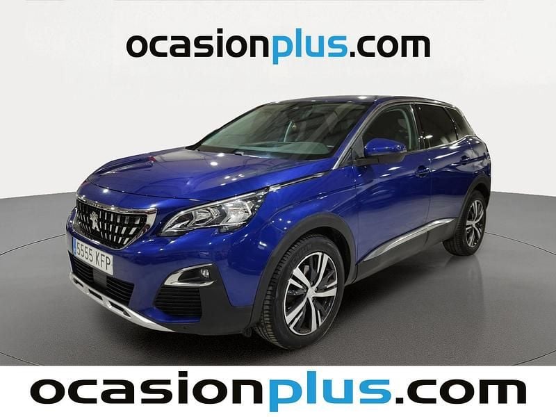 Usado Peugeot 3008 Allure 120 CV (88 kW) 2017 Azul SUV