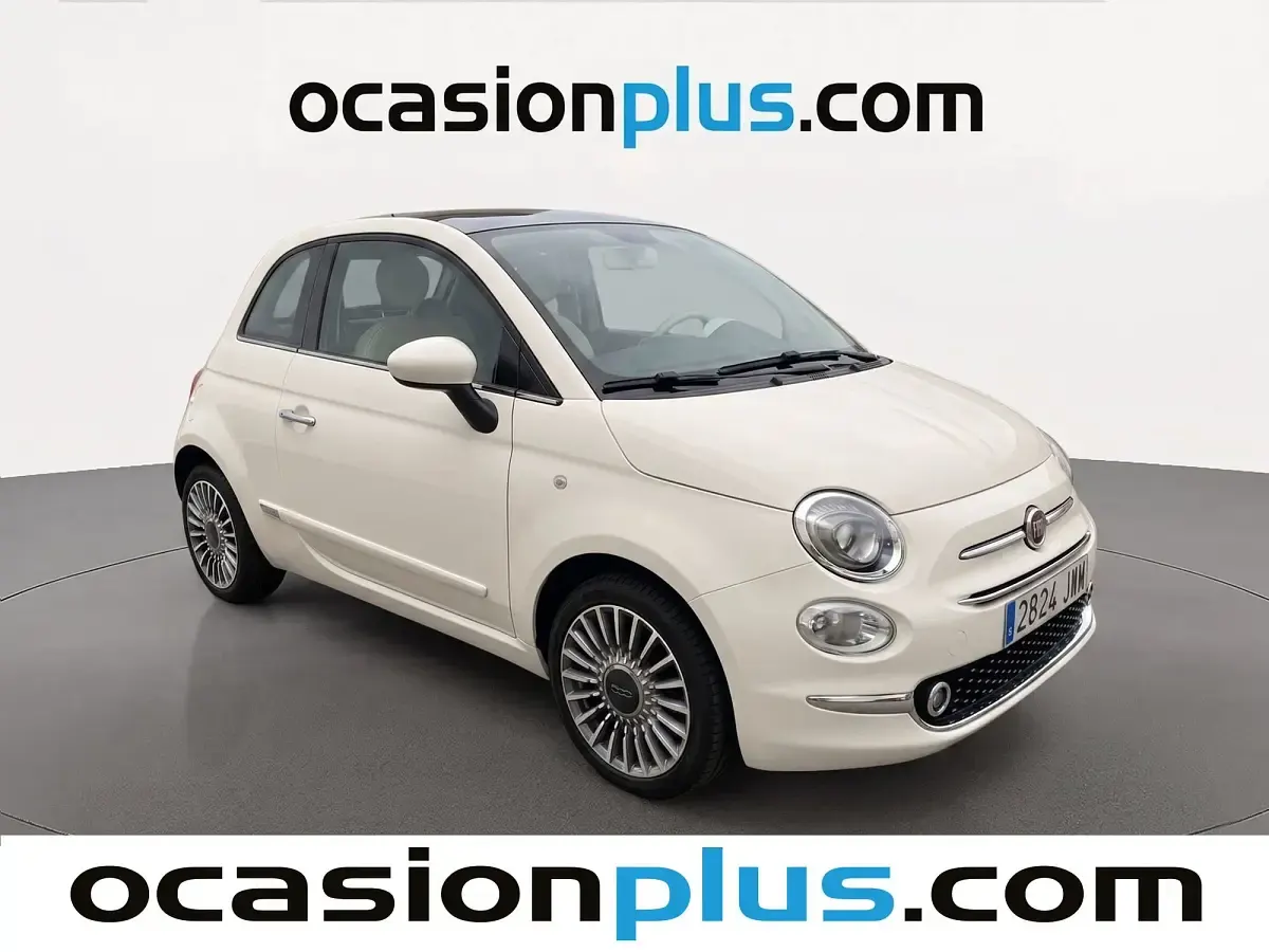 Usado Fiat 500 Lounge 69 CV (50 kW) 2017 Blanco Utilitario
