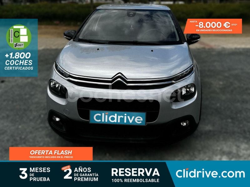 Gris / plata Usado 2017 Citroën C3 Shine Utilitario | 8190 € (Buen precio) - Imagen 1/3