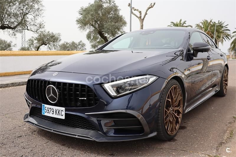 Usado Mercedes CLS450 389 CV (286 kW) 2018 Azul Berlina