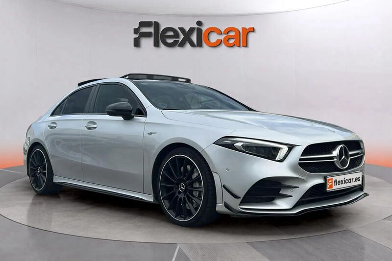 Gris Usado 2019 Mercedes A35 AMG AMG Berlina | 35.990 € (Precio justo) - Imagen 1/4