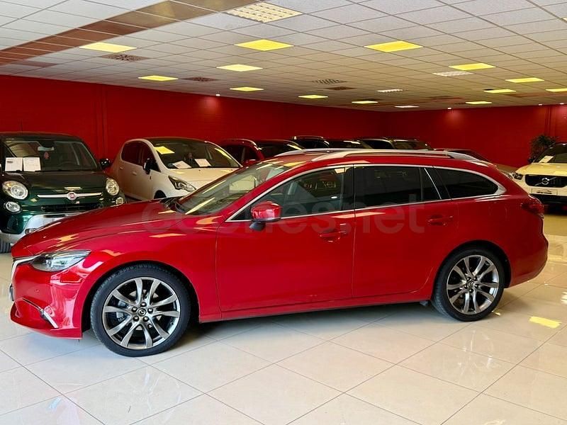 Usado Mazda 6 150 CV (110 kW) 2018 Granate Familiar