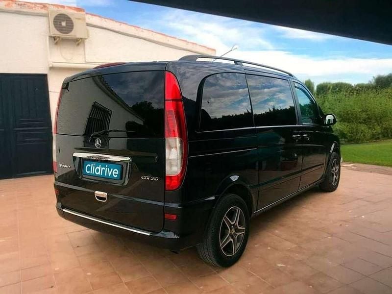 Käytetty Mercedes Viano 116 HP (85 kW) 2007 Musta Tila-auto