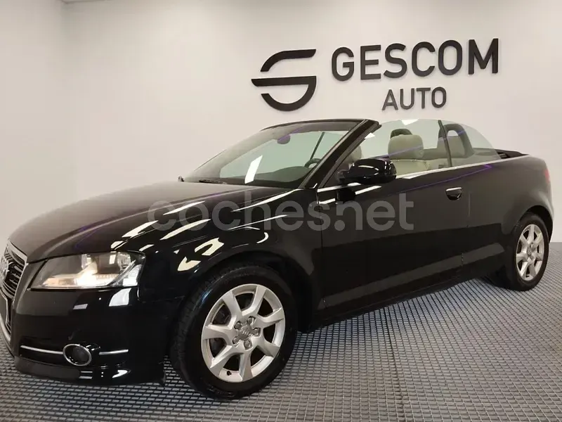 Usado Audi A3 Cabriolet Ambition 105 CV (77 kW) 2011 Negro Descapotable
