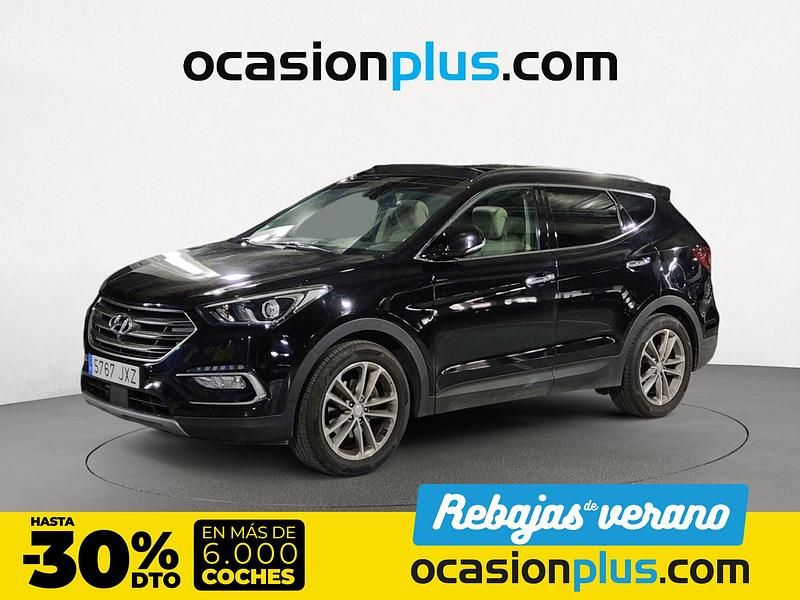 Negro Usado 2017 Hyundai Santa Fe SUV | 24.500 € (Un poco caro) - Imagen 1/4