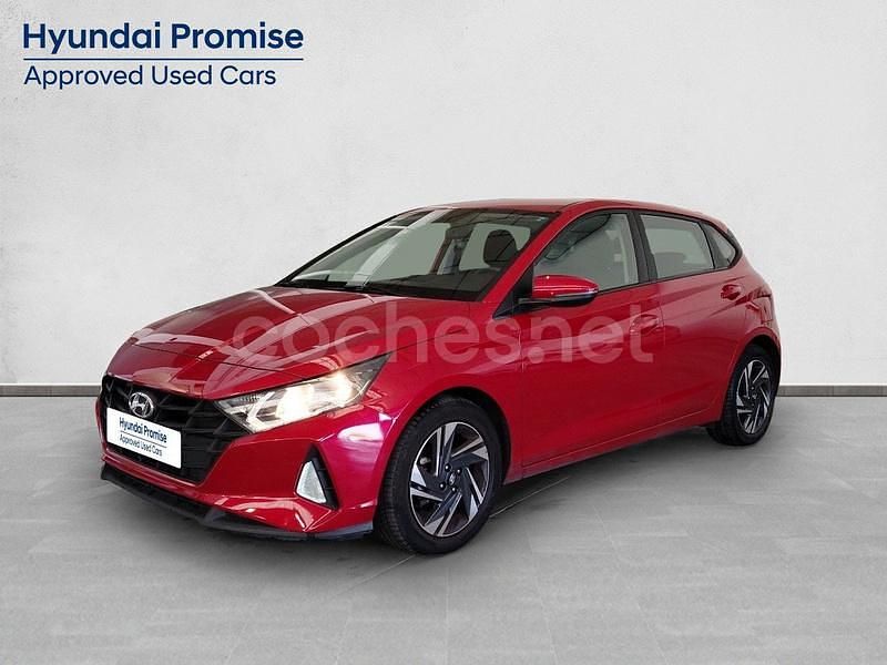 Rojo Usado 2021 Hyundai i20 Berlina | 13.490 € (Precio justo) - Imagen 1/4
