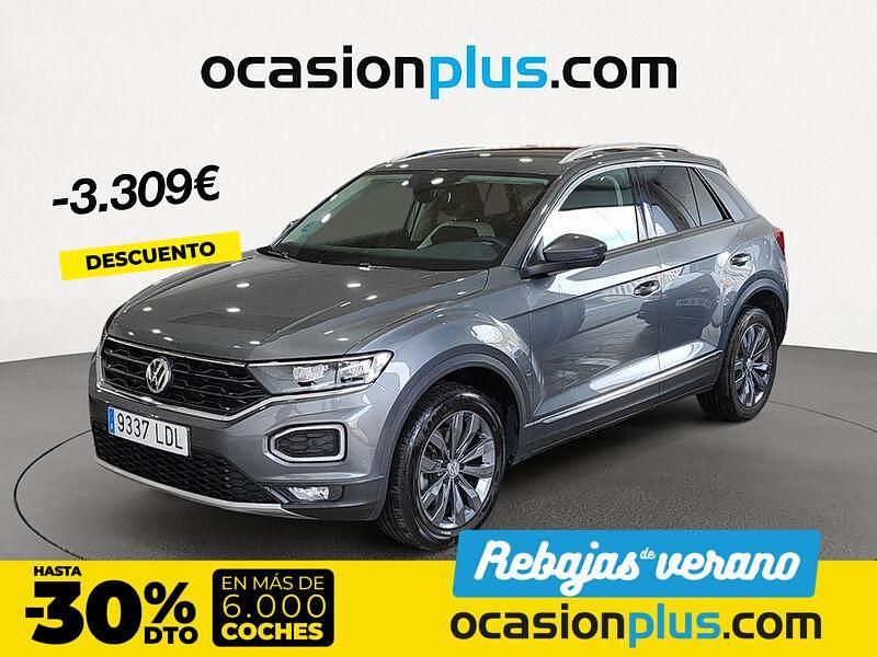 Gris Usado 2019 VW T-Roc Sportline SUV | 25.950 € (Precio justo) - Imagen 1/4