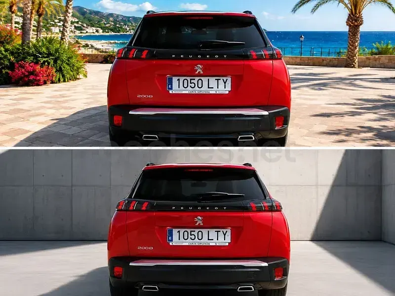 Usado Peugeot 2008 Allure 130 CV (95 kW) 2021 Rojo SUV