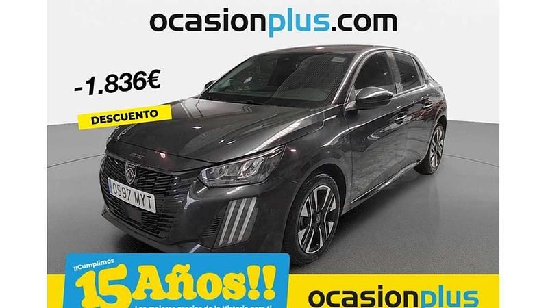 Negro Usado 2025 Peugeot 208 Allure Utilitario | 17.455 € (Precio justo) - Imagen 1/4