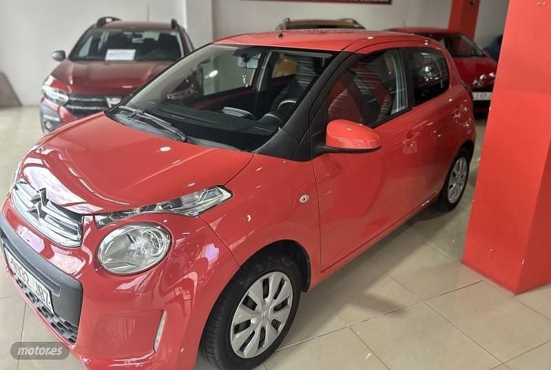Usado Citroën C1 68 CV (50 kW) 2015 Rojo Utilitario