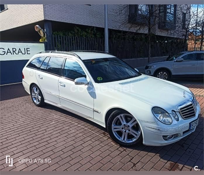 Usado Mercedes E220 Avantgarde 170 CV (125 kW) 2008 Blanco Familiar