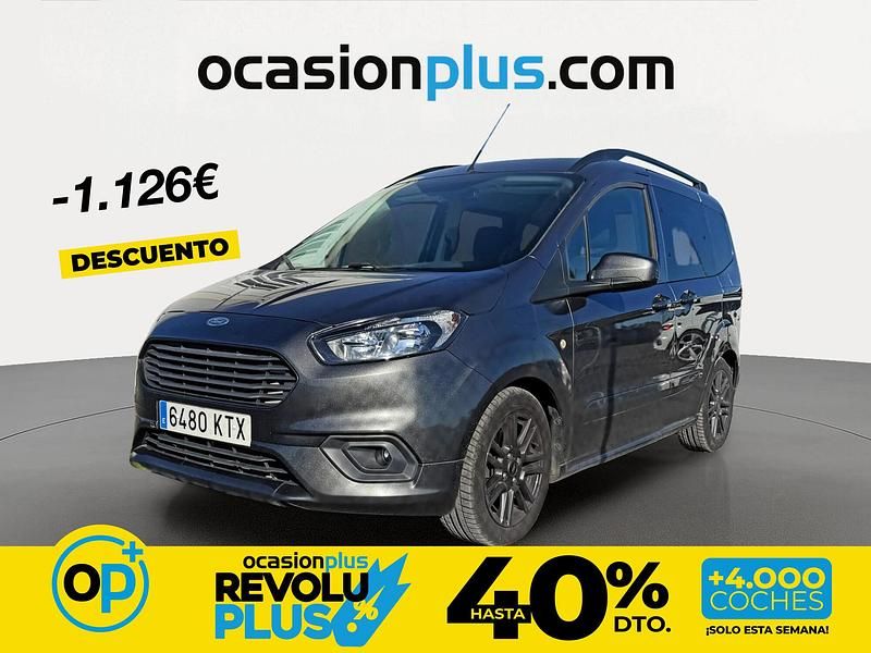 Usado Ford Tourneo Courier Sport 100 CV (73 kW) 2019 Gris Monovolumen