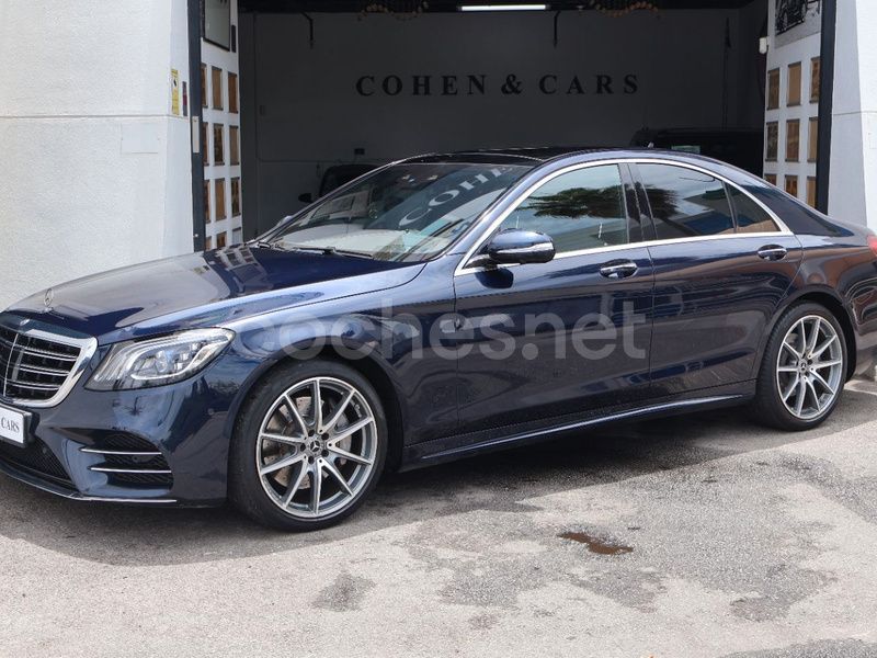 Usado Mercedes S350 286 CV (210 kW) 2018 Azul Berlina