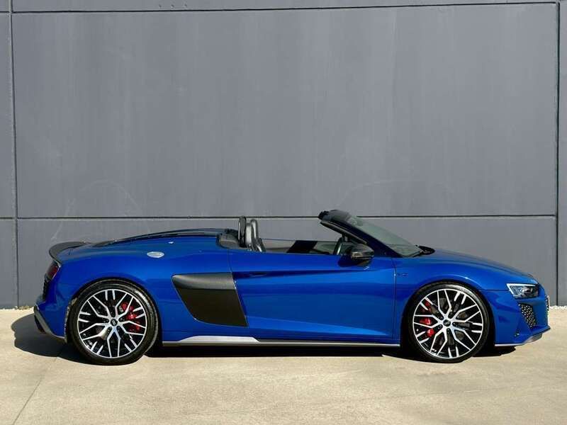 Usado Audi R8 Spyder Performance 620 CV (456 kW) 2019 Azul Descapotable