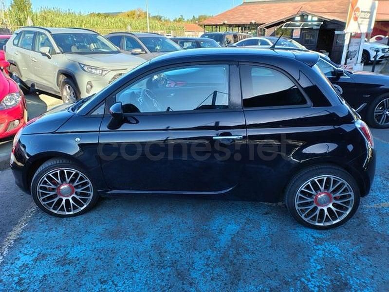 Usado Fiat 500 Sport 100 CV (73 kW) 2009 Negro Berlina