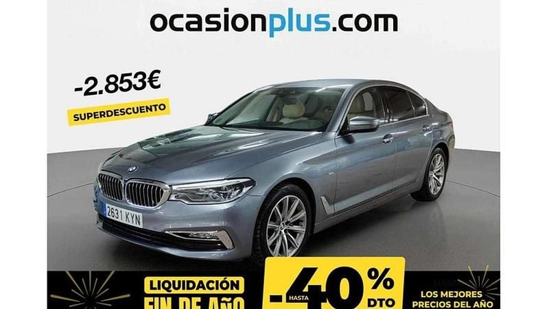 Azul Usado 2019 BMW 520 Berlina | 28.537 € (Precio justo) - Imagen 1/4