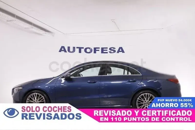 Usado Mercedes CLA220 190 CV (139 kW) 2022 Azul Berlina