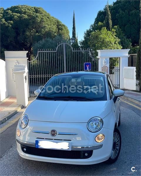 Usado Fiat 500 Lounge 69 CV (50 kW) 2009 Blanco Berlina