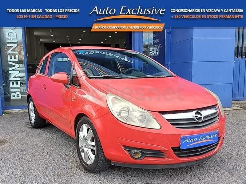 Usado Opel Corsa Enjoy 90 CV (66 kW) 2007 Rojo Utilitario