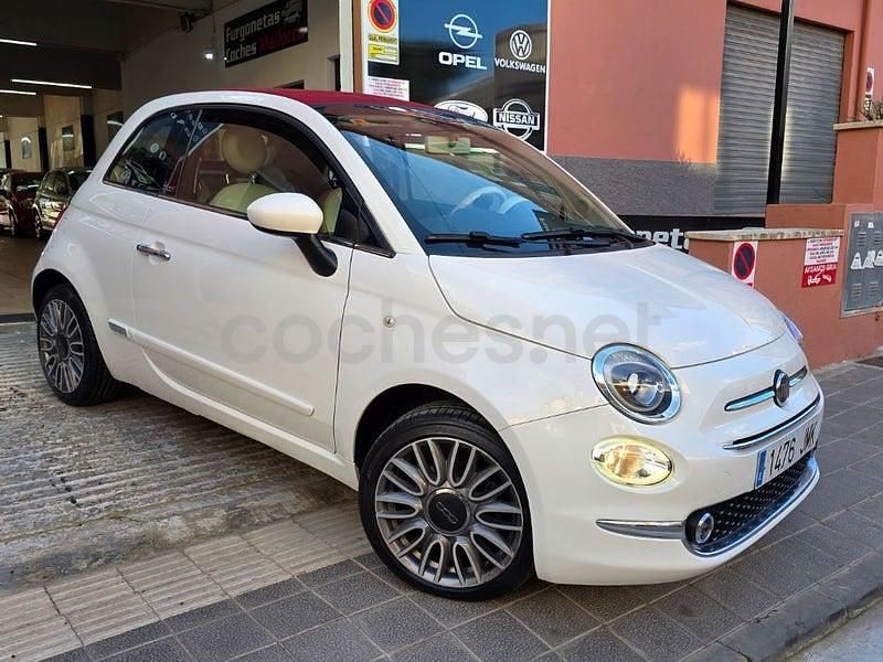 Usado Fiat 500C Lounge 69 CV (50 kW) 2016 Blanco Descapotable
