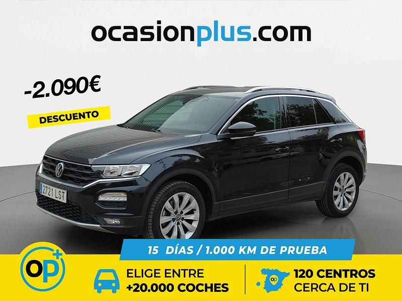 Negro Usado 2021 VW T-Roc Advance SUV | 22.990 € (Buen precio) - Imagen 1/4