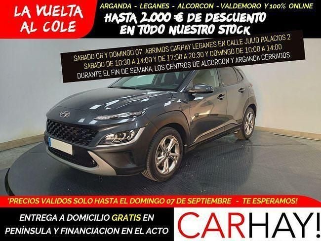 Gris Usado 2022 Hyundai Kona SUV | 13.790 € (Precio justo) - Imagen 1/4