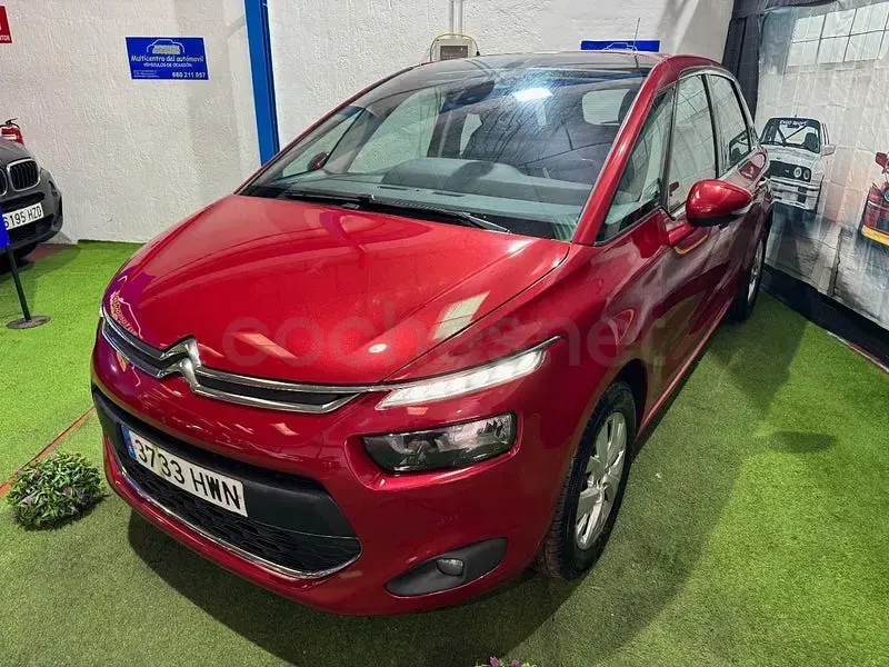 Usado Citroën C4 Picasso Intensive 115 CV (84 kW) 2014 Granate Monovolumen