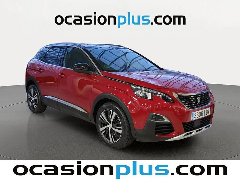 Usado Peugeot 3008 GT-line 130 CV (95 kW) 2019 Rojo SUV