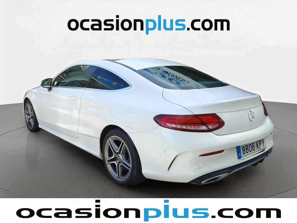 Usado Mercedes C220 AMG 194 CV (142 kW) 2018 Blanco Coupe