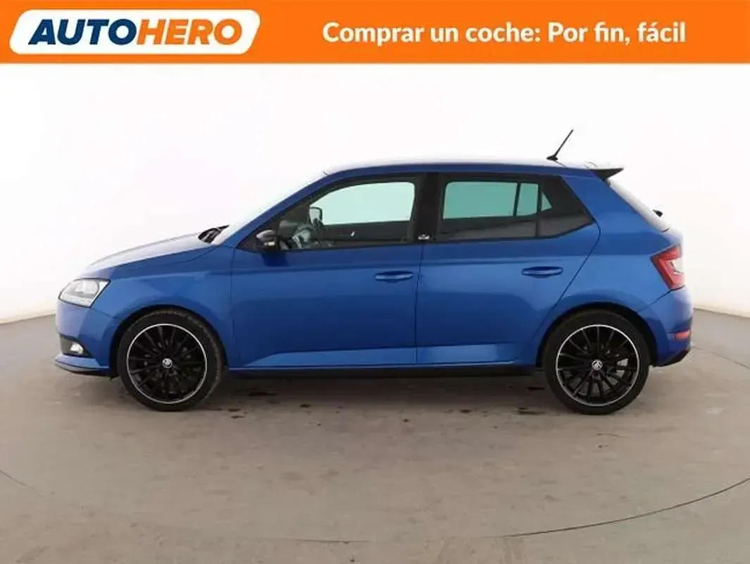 Usado Skoda Fabia 95 CV (69 kW) 2021 Azul Utilitario