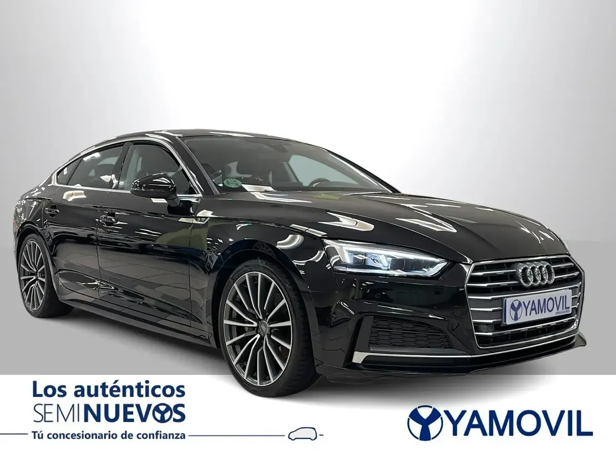 Usado Audi A5 Sport 190 CV (139 kW) 2019 Negro Coupe