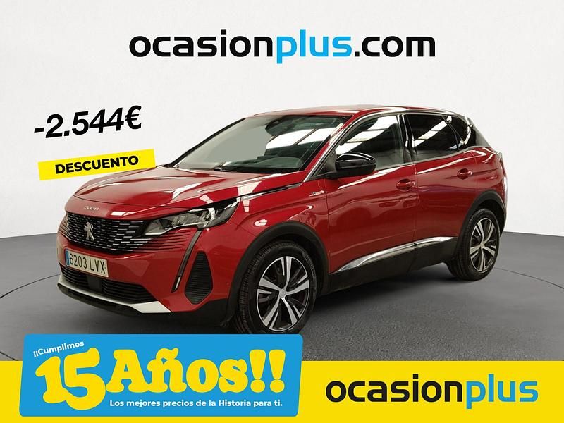 Rojo Usado 2022 Peugeot 3008 Allure SUV | 21.390 € (Precio justo) - Imagen 1/4