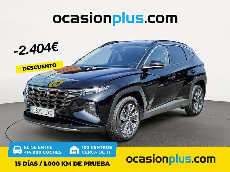 Negro Usado 2022 Hyundai Tucson SUV | 26.390 € (Precio justo) - Imagen 1/4