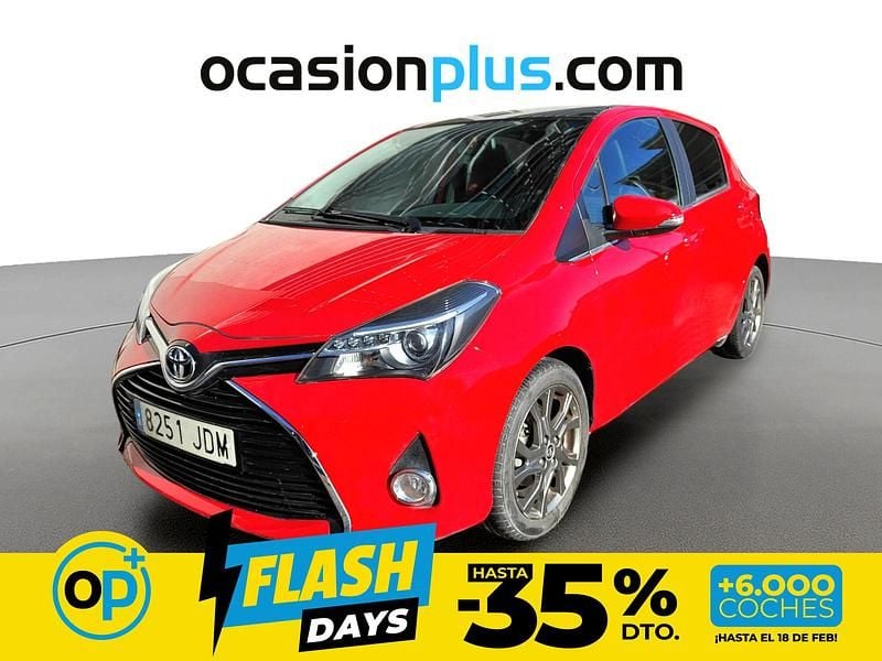 Rojo Usado 2015 Toyota Yaris Advance Utilitario | 10.150 € (Precio justo) - Imagen 1/4