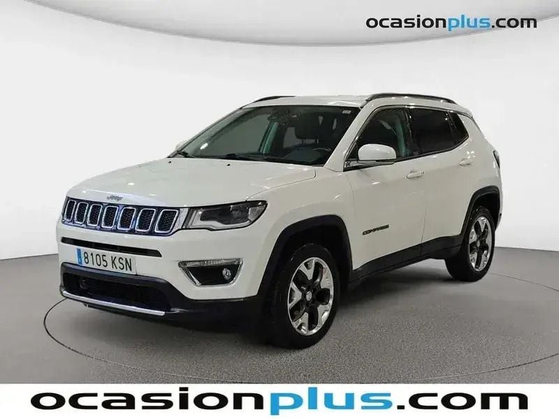 Blanco Usado 2018 Jeep Compass Limited SUV | 16.773 € (Precio justo) - Imagen 1/4