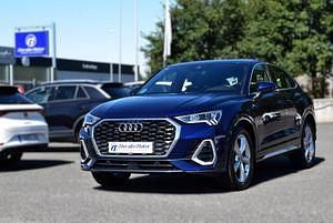 Azul metalizado Usado 2021 Audi Q3 Sportback S-Line SUV | 31.990 € (Precio justo) - Imagen 1/4