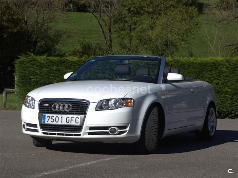 Blanco Usado 2008 Audi A4 Cabriolet S-Line Descapotable | 8000 € (Un poco caro) - Imagen 1/4