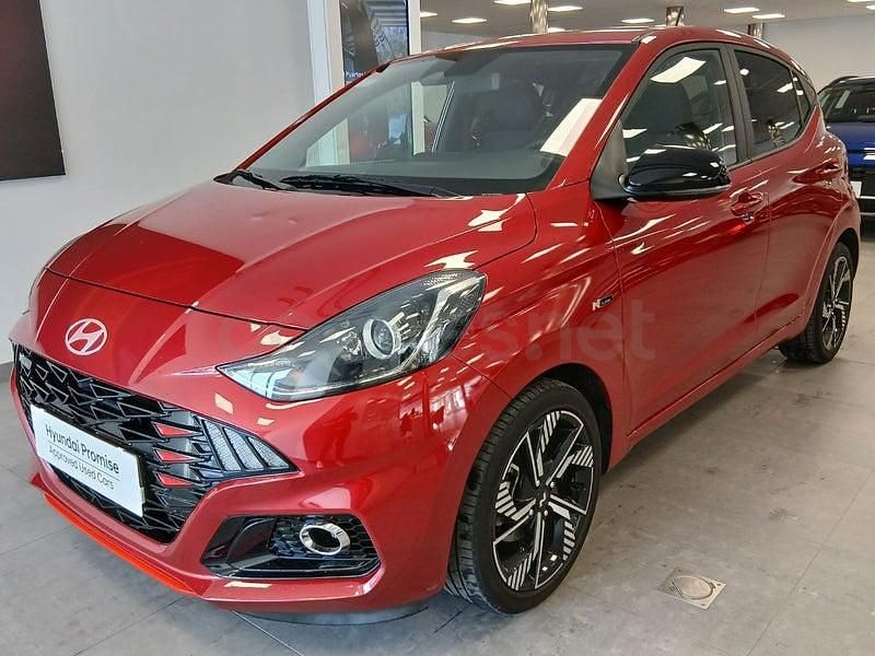 Usado Hyundai i10 N Line 90 CV (66 kW) 2024 Granate Utilitario