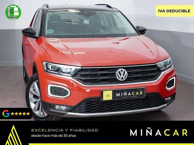 Rojo Usado 2018 VW T-Roc Advance SUV | 16.190 € (Precio justo) - Imagen 1/4