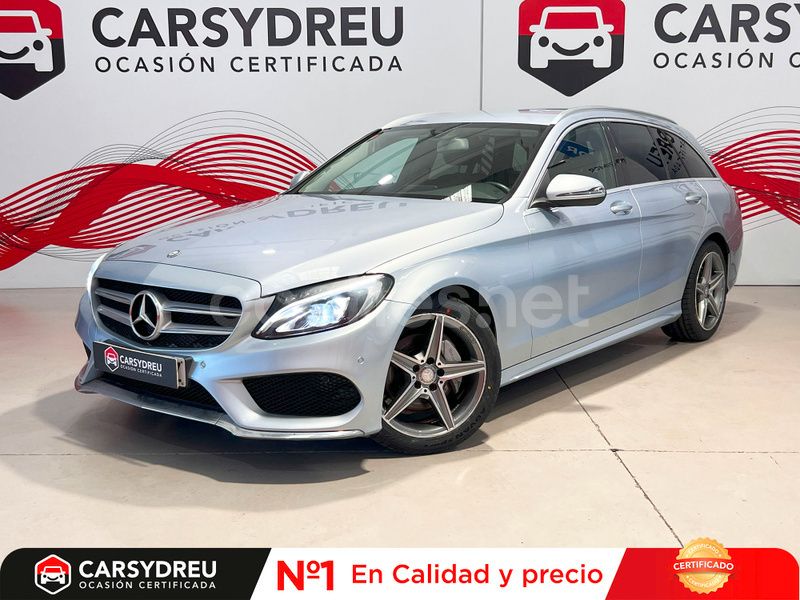 Gris / plata Usado 2016 Mercedes C220 AMG line Familiar | 22.900 € (Precio justo) - Imagen 1/3