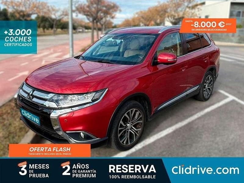 Rojo Usado 2018 Mitsubishi Outlander SUV | 17.490 € (Precio justo) - Imagen 1/3