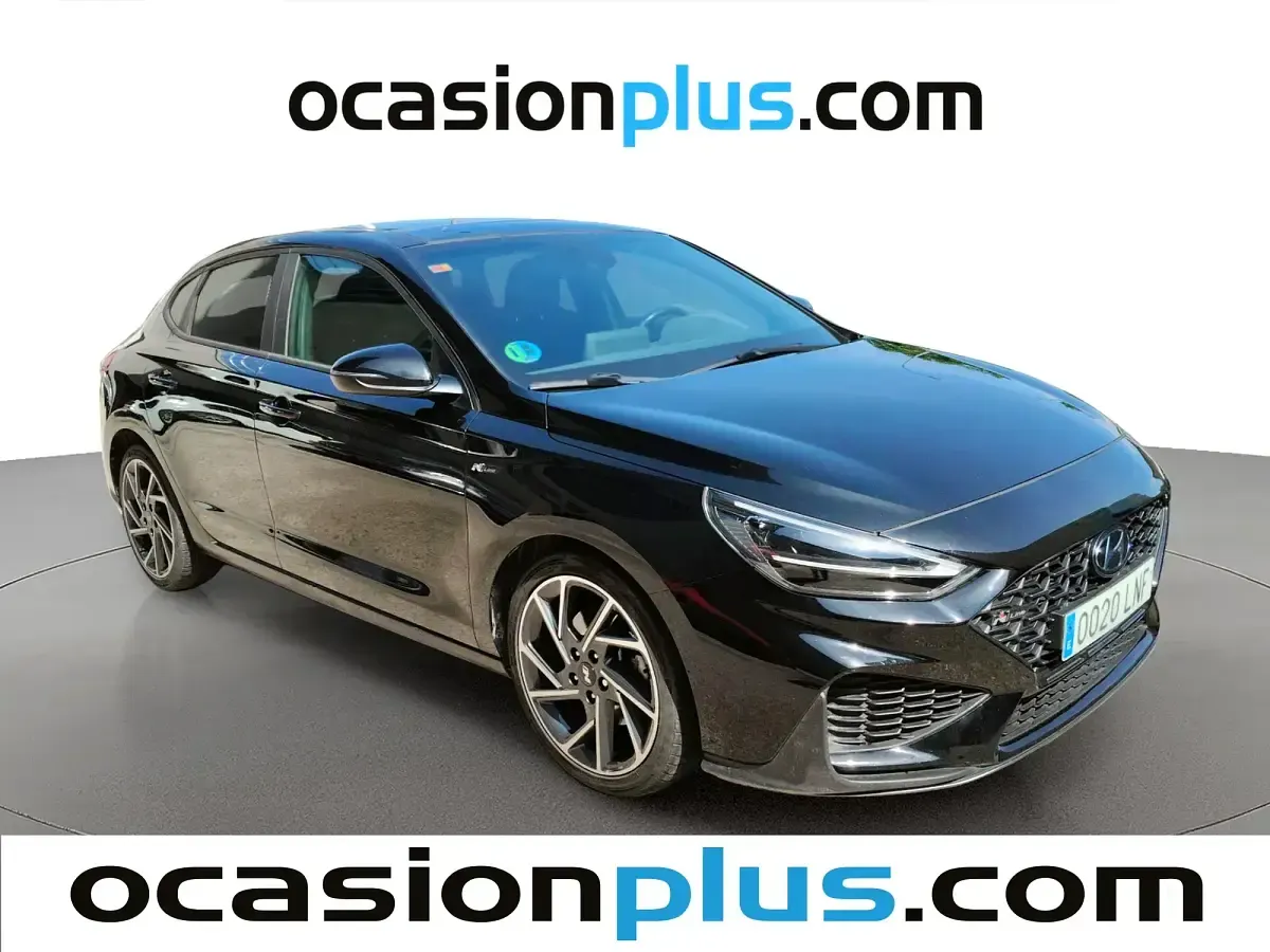 Usado Hyundai i30 N Line 160 CV (117 kW) 2021 Negro Berlina