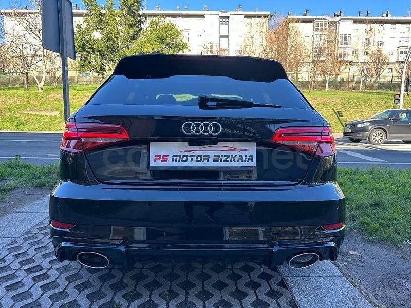 Usado Audi A3 S-line plus 150 CV (110 kW) 2018 Negro Berlina