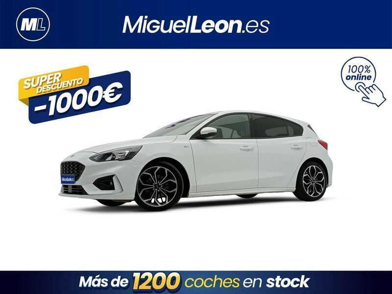 Blanco Usado 2022 Ford Focus ST-Line Berlina | 19.985 € (Precio justo) - Imagen 1/3