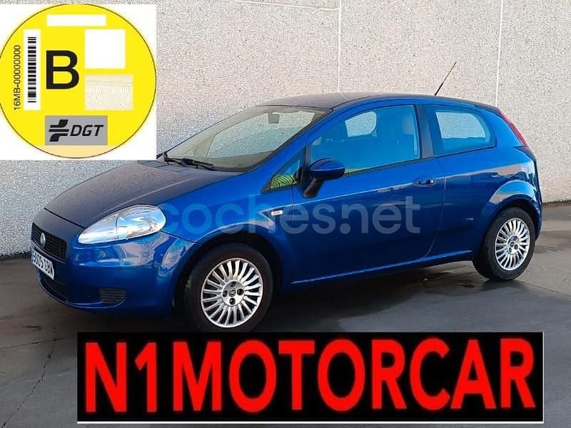 Azul Usado 2008 Fiat Grande Punto Dynamic Utilitario | 2750 € (Precio justo) - Imagen 1/4