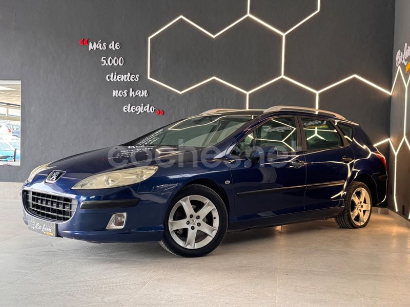 Usado Peugeot 407 136 CV (100 kW) 2005 Azul Berlina