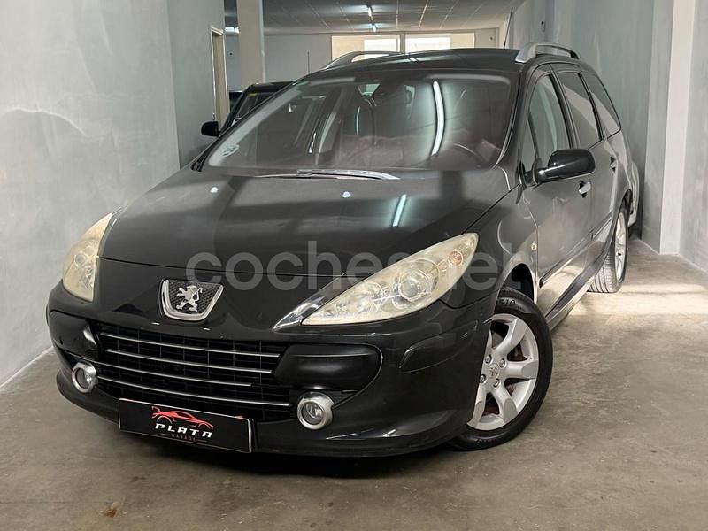 Negro Usado 2007 Peugeot 307 Familiar | 4490 € (Un poco caro) - Imagen 1/4